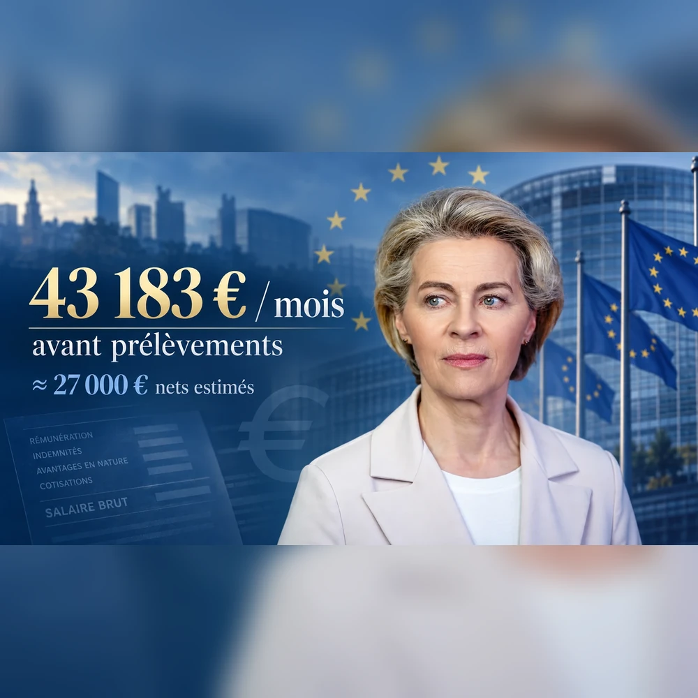 43 183 € par mois : combien reçoit vraiment Ursula von der Leyen ?